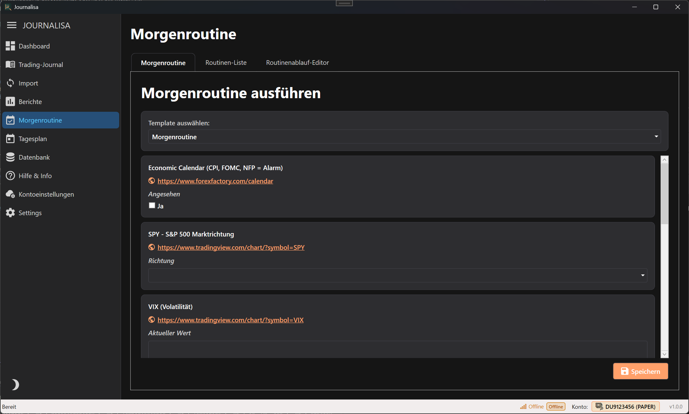 Morgenroutine Workflow